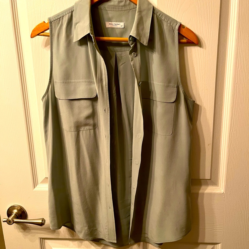 Equipment Femme Collared Tank